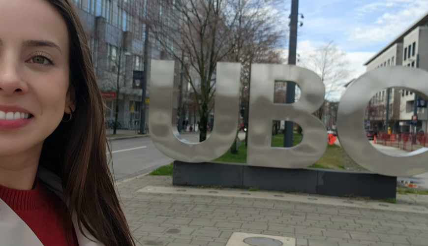 Observatório - Pós-doutoranda do PPGCS realiza missão de estudo na University of British Columbia (UBC), no Canadá