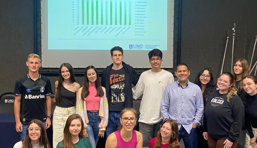 Observatório - Professor do PPGCS ministra palestra sobre síntese de evidências na prática de atenção à saúde para ligas acadêmicas do curso de Medicina da Unochapecó