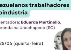 Imagem da notícia - Doutoranda do PPGCS apresenta projeto em grupo de pesquisa sobre migração