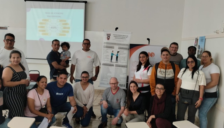 Observatório - Doutoranda do PPGCS e Unomigrações promovem roda de conversa sobre saúde mental com imigrantes em São Miguel do Oeste - SC